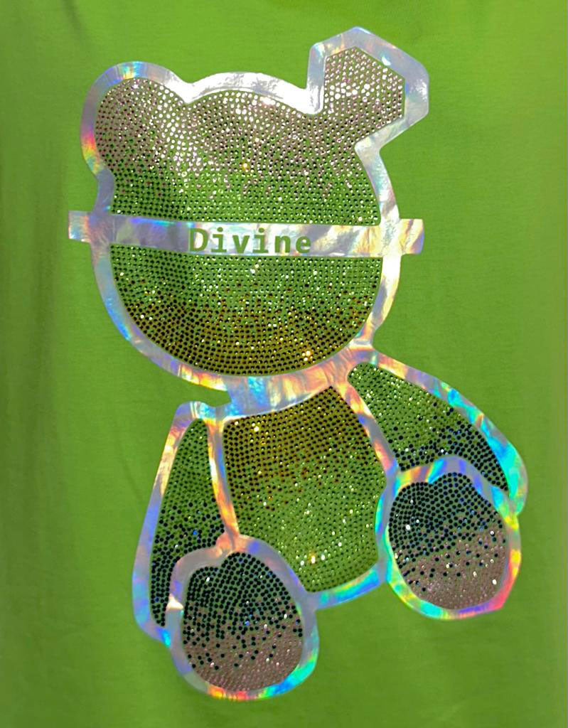 Divine Bear Short Sleeve T-shirt (Green)