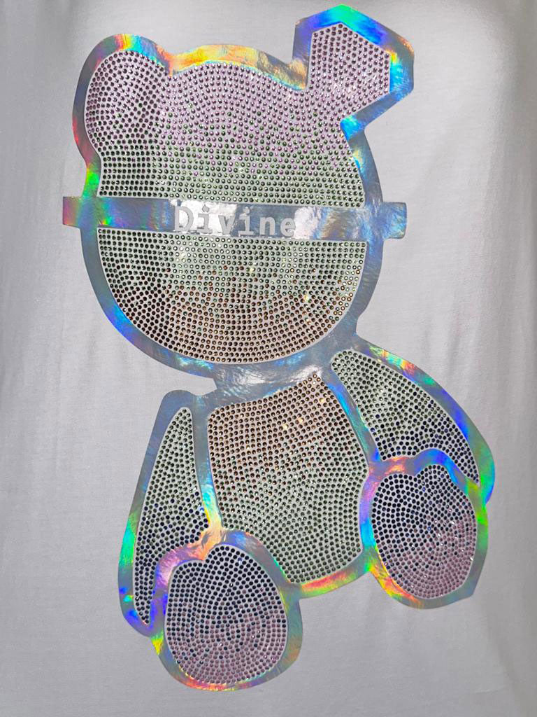 Divine Bear Short Sleeve T-shirt (White)